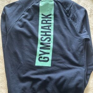 Gymshark Navy and Mint Sweatshirt